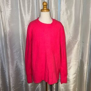 J. Crew super soft sweater in hot pink